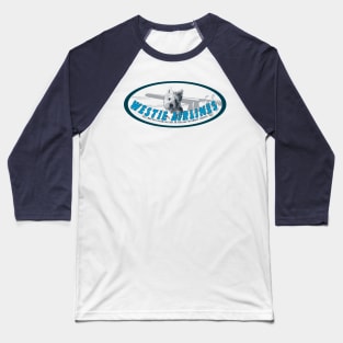 West Hyland Terrier Airline Logo Baseball T-Shirt